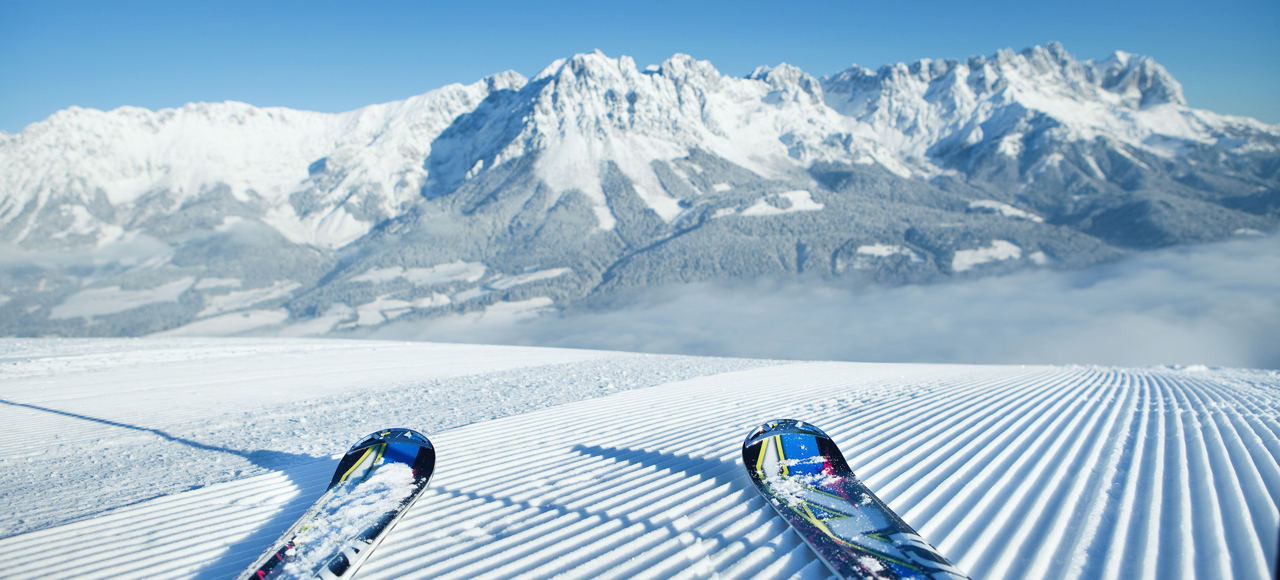 Frisch gewalzte Pisten erwarten Sie im Skigebiet Skiwelt Wilder Kaiser Brixental